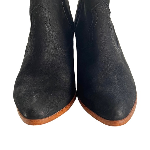 Frye Suede Leather Point Toe Ankle Boots Size 6.5 - Picture 4 of 8